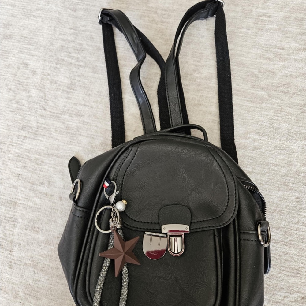 Stylish Black Backpack for Women